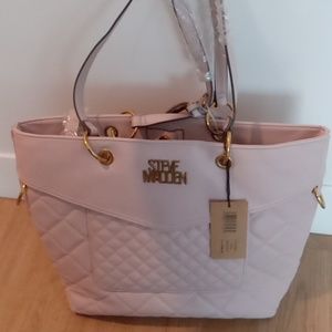 STEVENMADDEN BMargot Quilted Tote purse